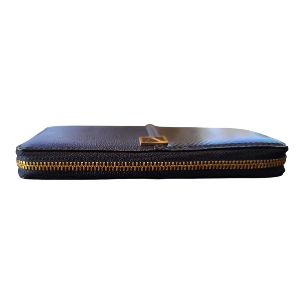 Victoria's Secret Midnight Blue Faux Leather Zip Around Wallet Organizer - Picture 10 of 13